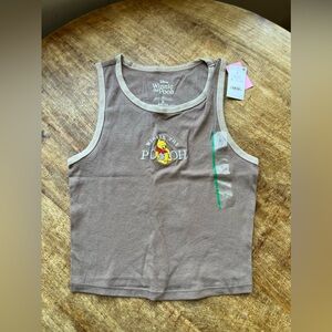 Brown Winnie the Pooh Tank Top